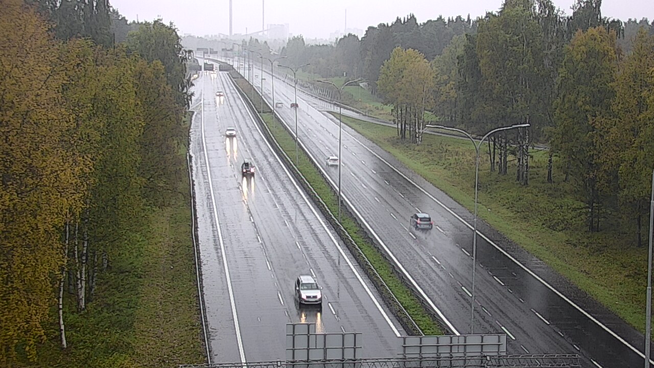 Weather Camera Image Road 4 Oulu, Kontinkangas, Oulu, Pohjois-Pohjanmaa