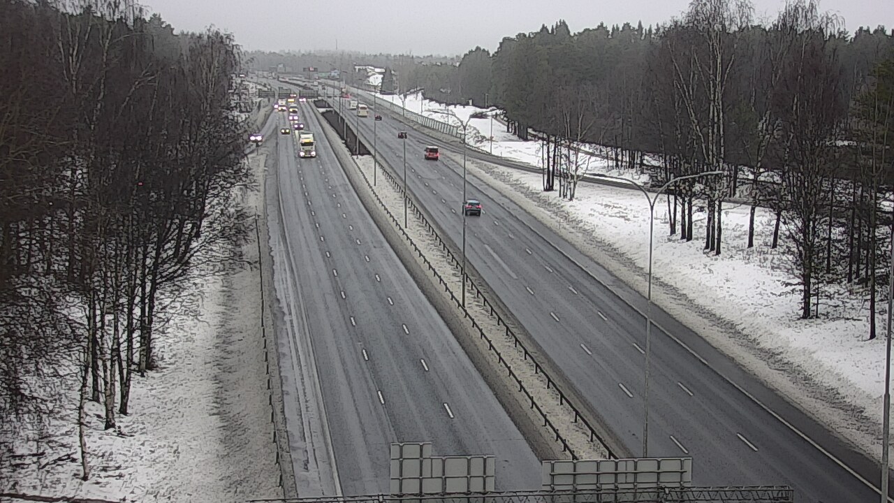 Weather Camera Image Road 4 Oulu, Kontinkangas, Oulu, Pohjois-Pohjanmaa