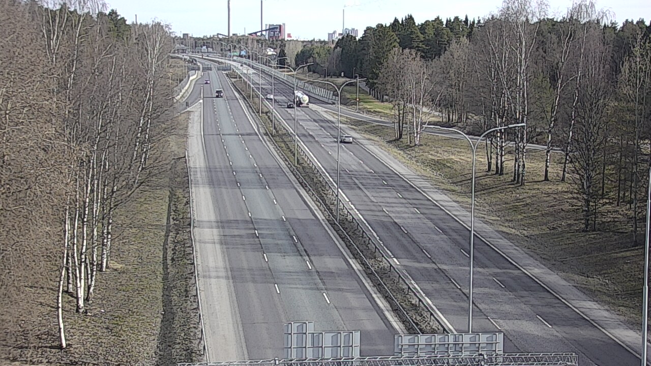 Kelikamerat Kuva Tie 4 Oulu, Kontinkangas, Oulu, Pohjois-Pohjanmaa