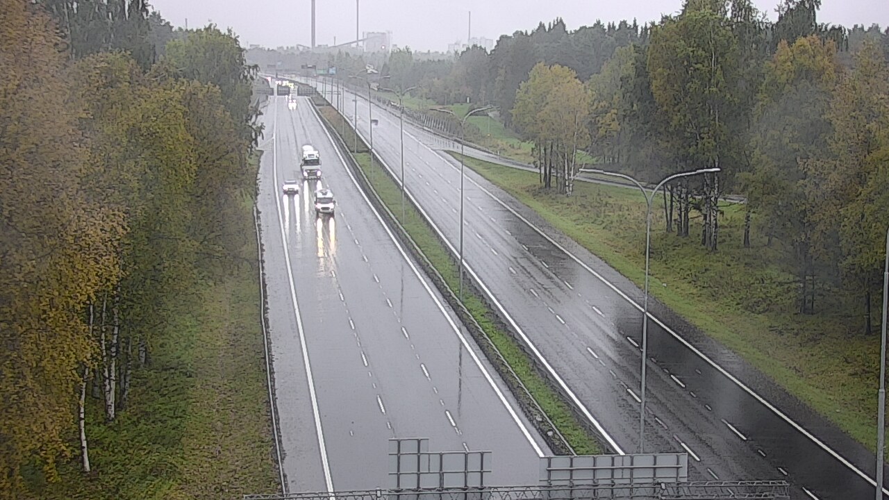 Weather Camera Image Road 4 Oulu, Kontinkangas, Oulu, Pohjois-Pohjanmaa