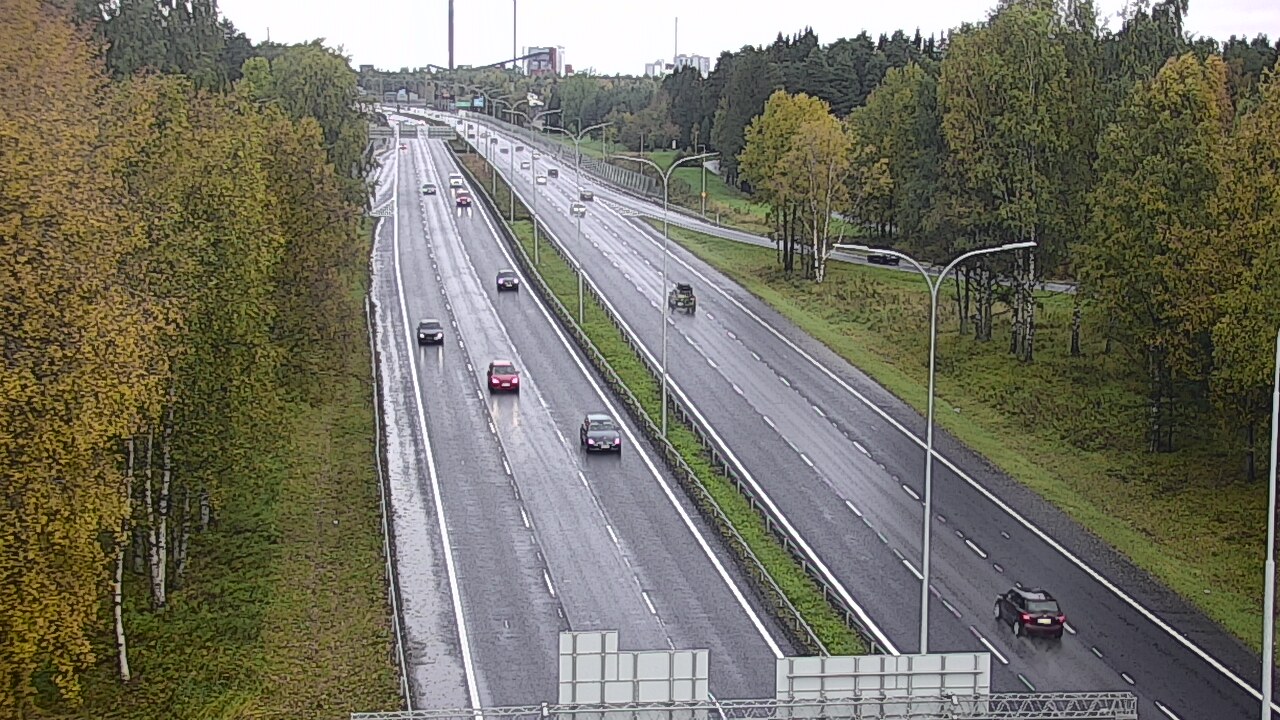 Weather Camera Image Road 4 Oulu, Kontinkangas, Oulu, Pohjois-Pohjanmaa