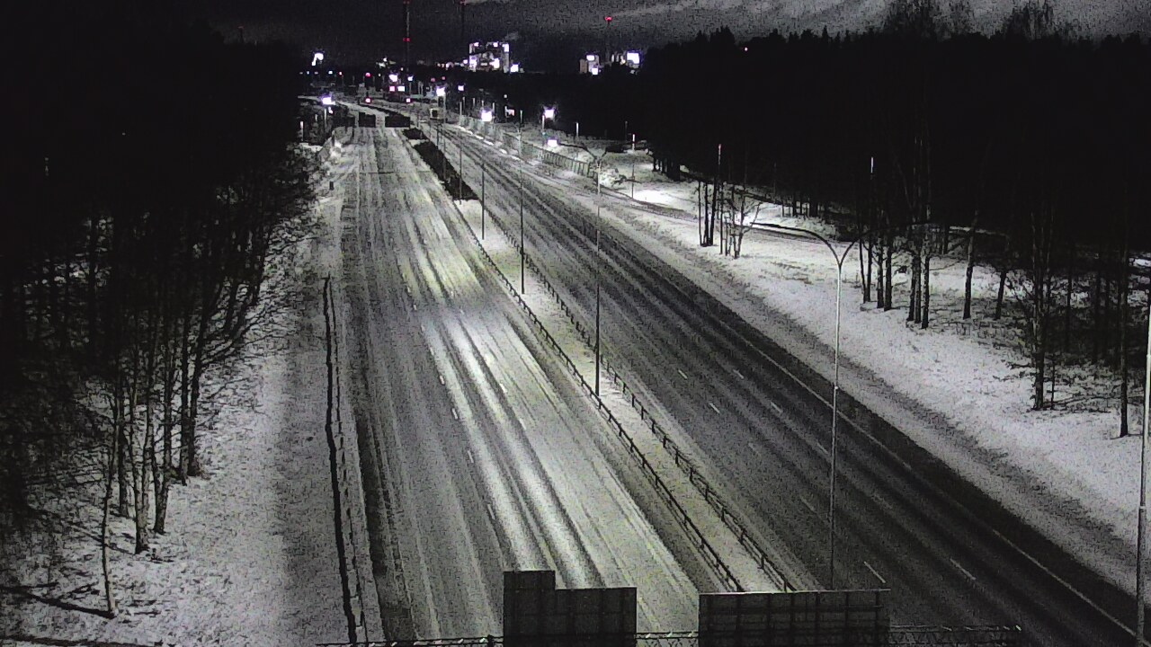 Weather Camera Image Road 4 Oulu, Kontinkangas, Oulu, Pohjois-Pohjanmaa