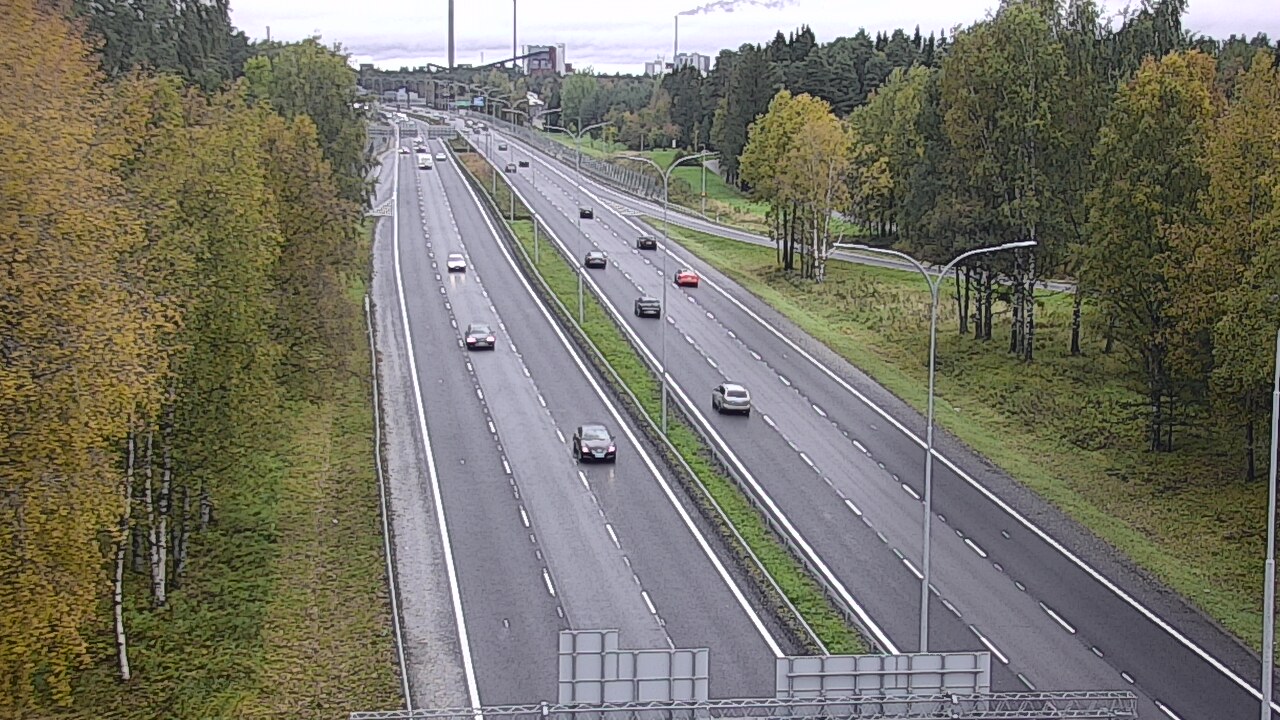 Weather Camera Image Road 4 Oulu, Kontinkangas, Oulu, Pohjois-Pohjanmaa