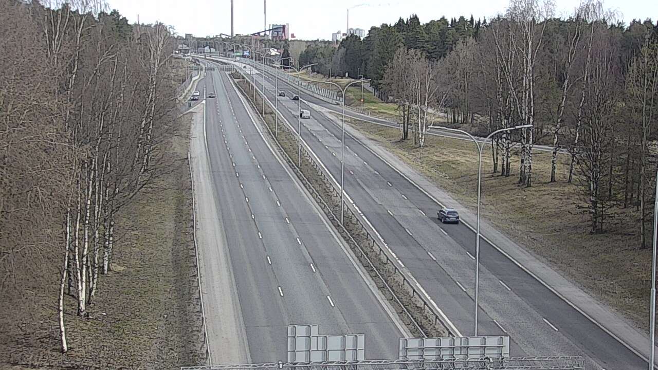 Kelikamerat Kuva Tie 4 Oulu, Kontinkangas, Oulu, Pohjois-Pohjanmaa