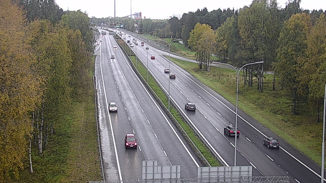 Weather Camera Image Road 4 Oulu, Kontinkangas, Oulu, Pohjois-Pohjanmaa