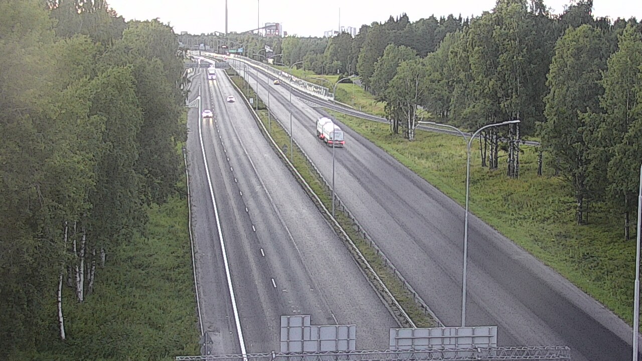 Kelikamerat Kuva Tie 4 Oulu, Kontinkangas, Oulu, Pohjois-Pohjanmaa