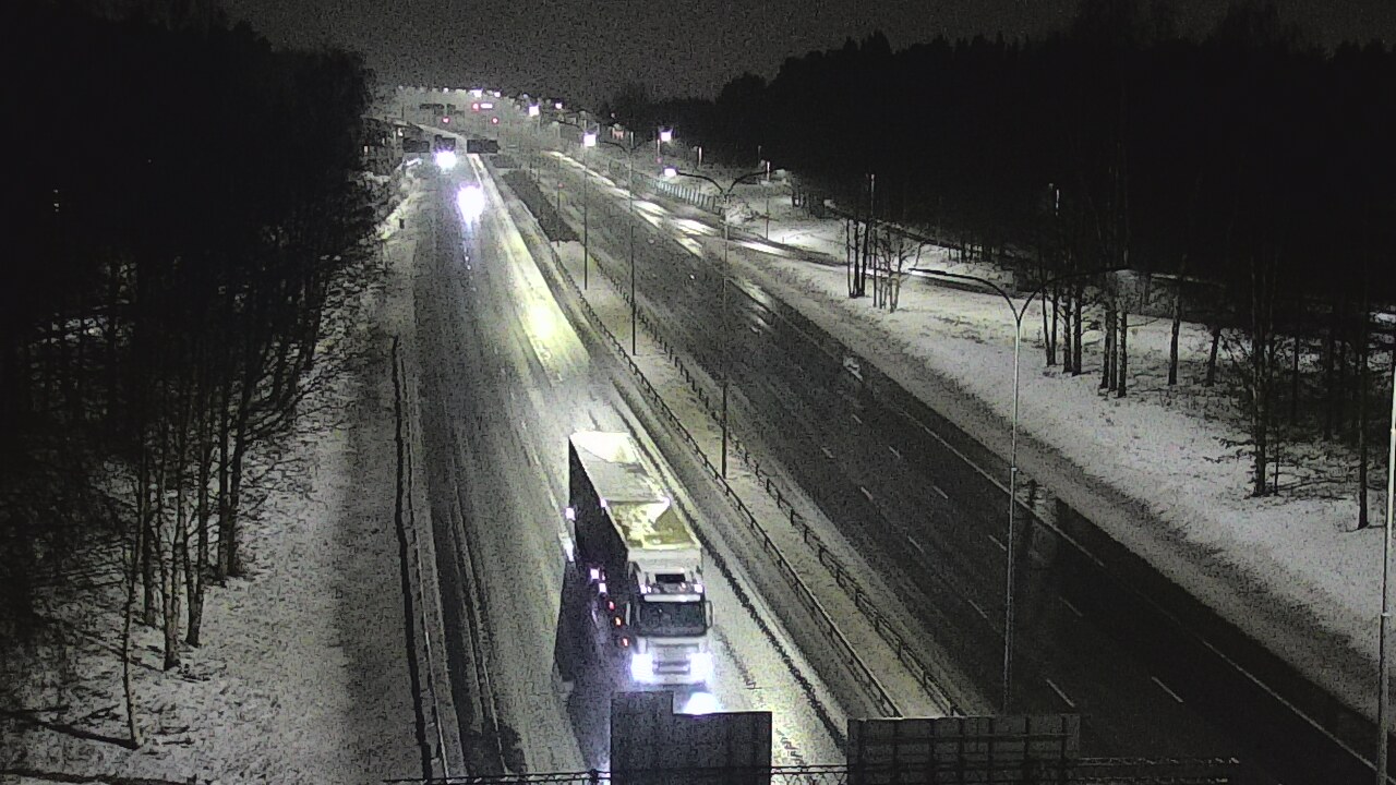 Weather Camera Image Road 4 Oulu, Kontinkangas, Oulu, Pohjois-Pohjanmaa