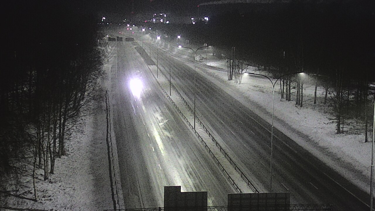 Weather Camera Image Road 4 Oulu, Kontinkangas, Oulu, Pohjois-Pohjanmaa