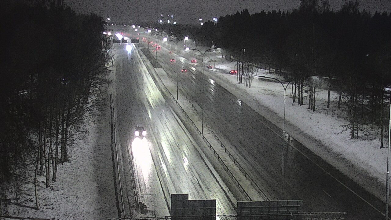 Weather Camera Image Road 4 Oulu, Kontinkangas, Oulu, Pohjois-Pohjanmaa