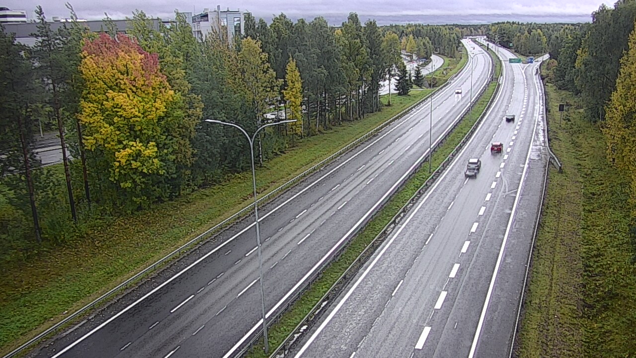 Weather Camera Image Road 4 Oulu, Kontinkangas, Oulu, Pohjois-Pohjanmaa