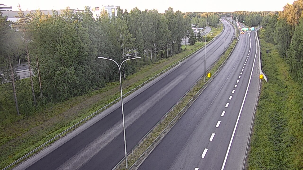 Kelikamerat Kuva Tie 4 Oulu, Kontinkangas, Oulu, Pohjois-Pohjanmaa