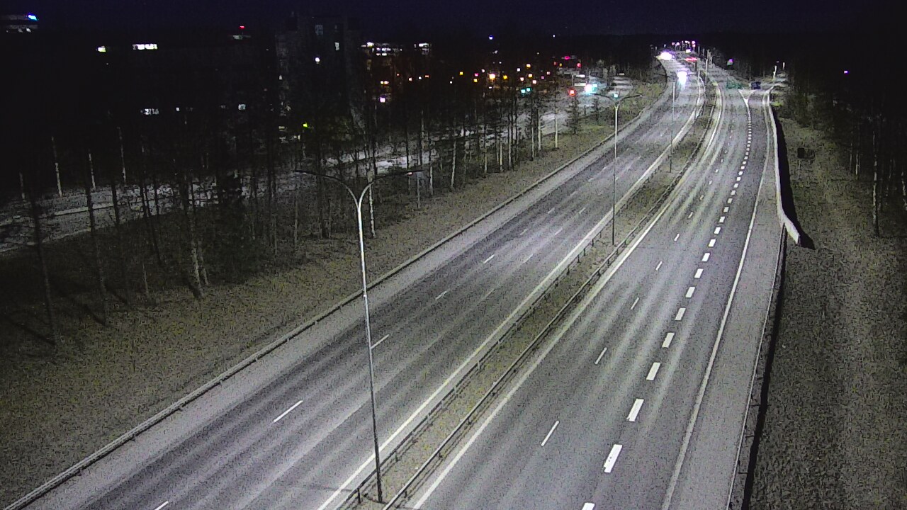 Weather Camera Image Väg 4 Uleåborg, Kontinkangas, Oulu, Pohjois-Pohjanmaa