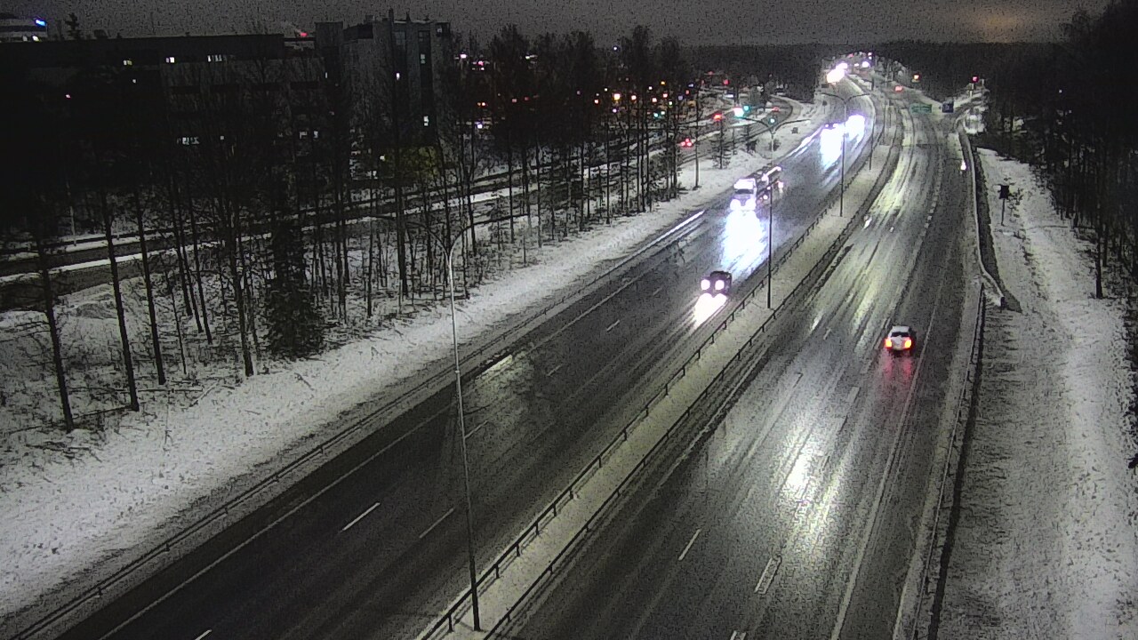 Weather Camera Image Road 4 Oulu, Kontinkangas, Oulu, Pohjois-Pohjanmaa