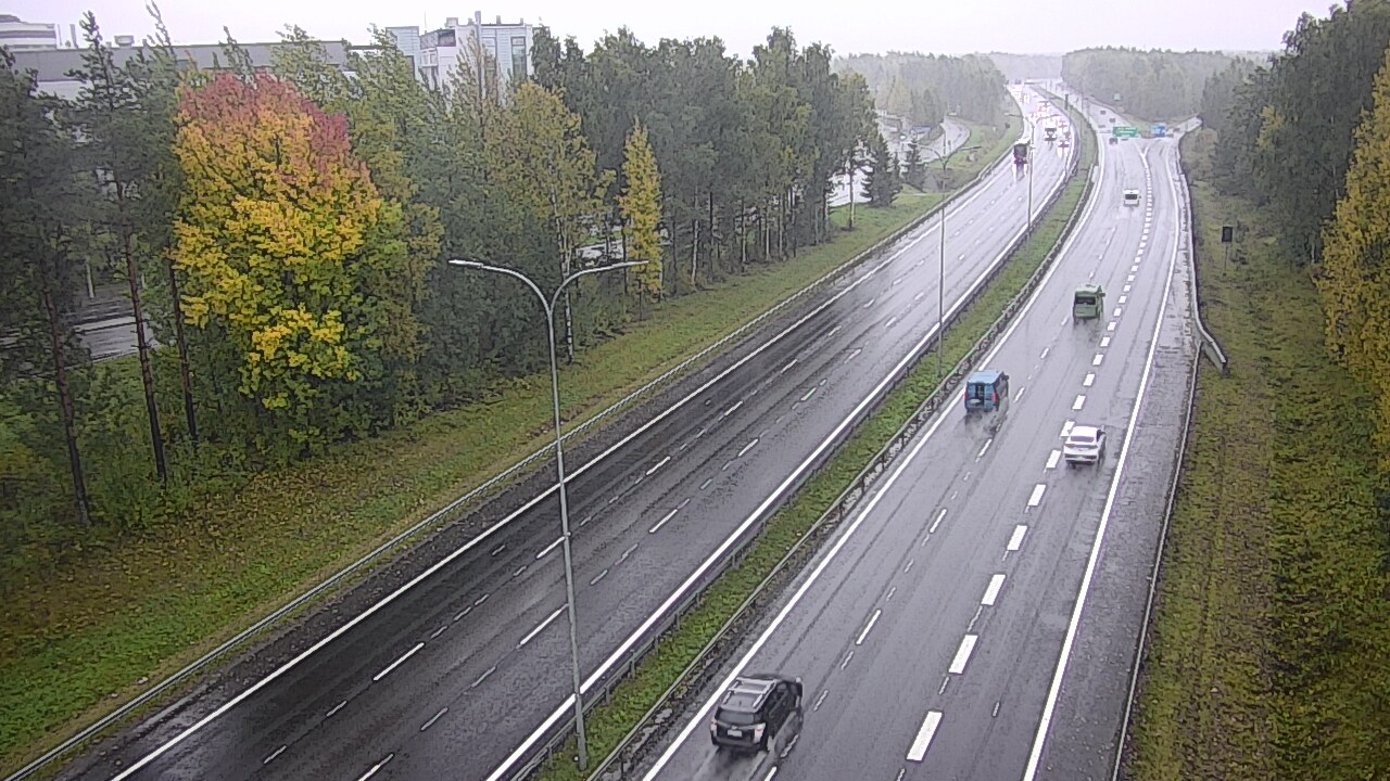Weather Camera Image Road 4 Oulu, Kontinkangas, Oulu, Pohjois-Pohjanmaa