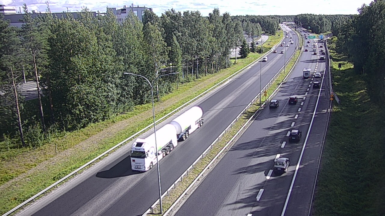 Kelikamerat Kuva Tie 4 Oulu, Kontinkangas, Oulu, Pohjois-Pohjanmaa