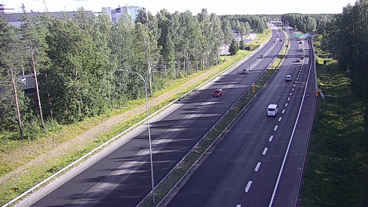 Kelikamerat Kuva Tie 4 Oulu, Kontinkangas, Oulu, Pohjois-Pohjanmaa