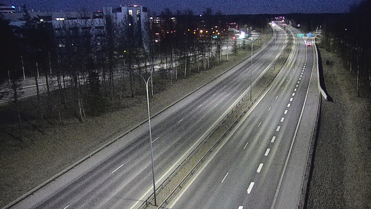 Weather Camera Image Väg 4 Uleåborg, Kontinkangas, Oulu, Pohjois-Pohjanmaa