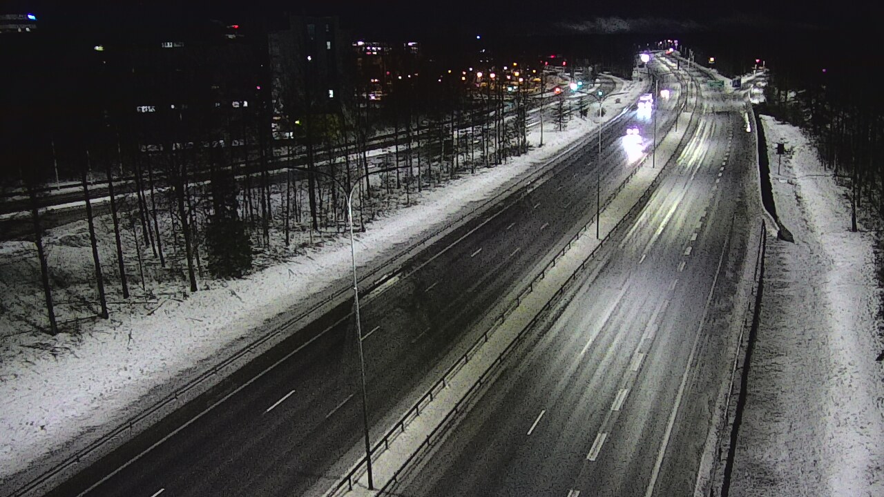 Weather Camera Image Road 4 Oulu, Kontinkangas, Oulu, Pohjois-Pohjanmaa