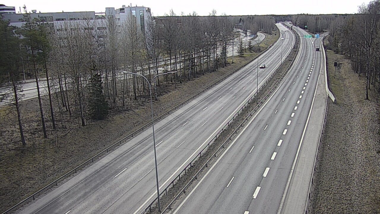 Weather Camera Image Väg 4 Uleåborg, Kontinkangas, Oulu, Pohjois-Pohjanmaa