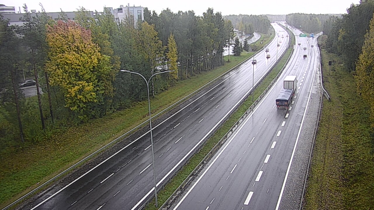 Weather Camera Image Road 4 Oulu, Kontinkangas, Oulu, Pohjois-Pohjanmaa