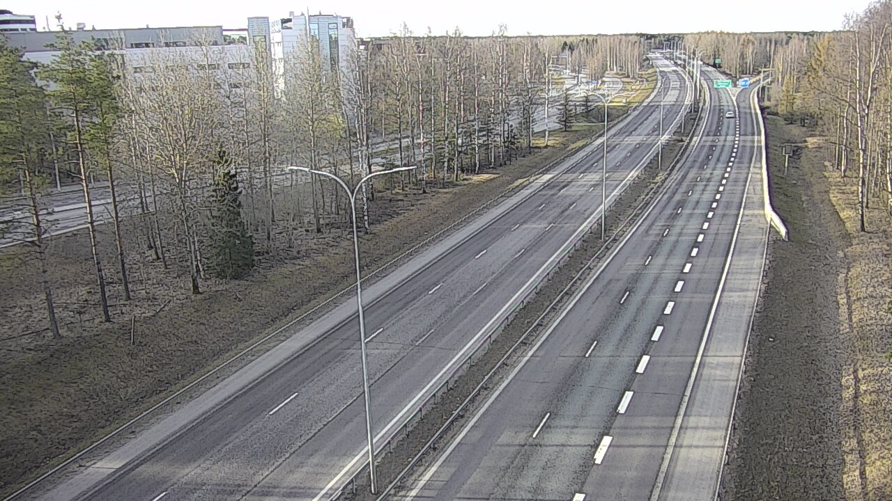 Weather Camera Image Väg 4 Uleåborg, Kontinkangas, Oulu, Pohjois-Pohjanmaa