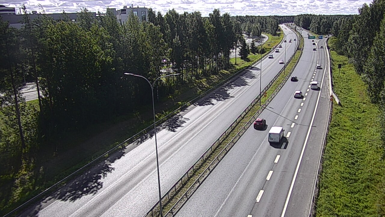 Kelikamerat Kuva Tie 4 Oulu, Kontinkangas, Oulu, Pohjois-Pohjanmaa