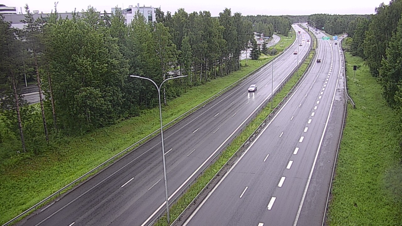 Weather Camera Image Väg 4 Uleåborg, Kontinkangas, Oulu, Pohjois-Pohjanmaa