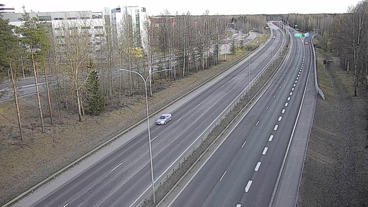 Weather Camera Image Väg 4 Uleåborg, Kontinkangas, Oulu, Pohjois-Pohjanmaa