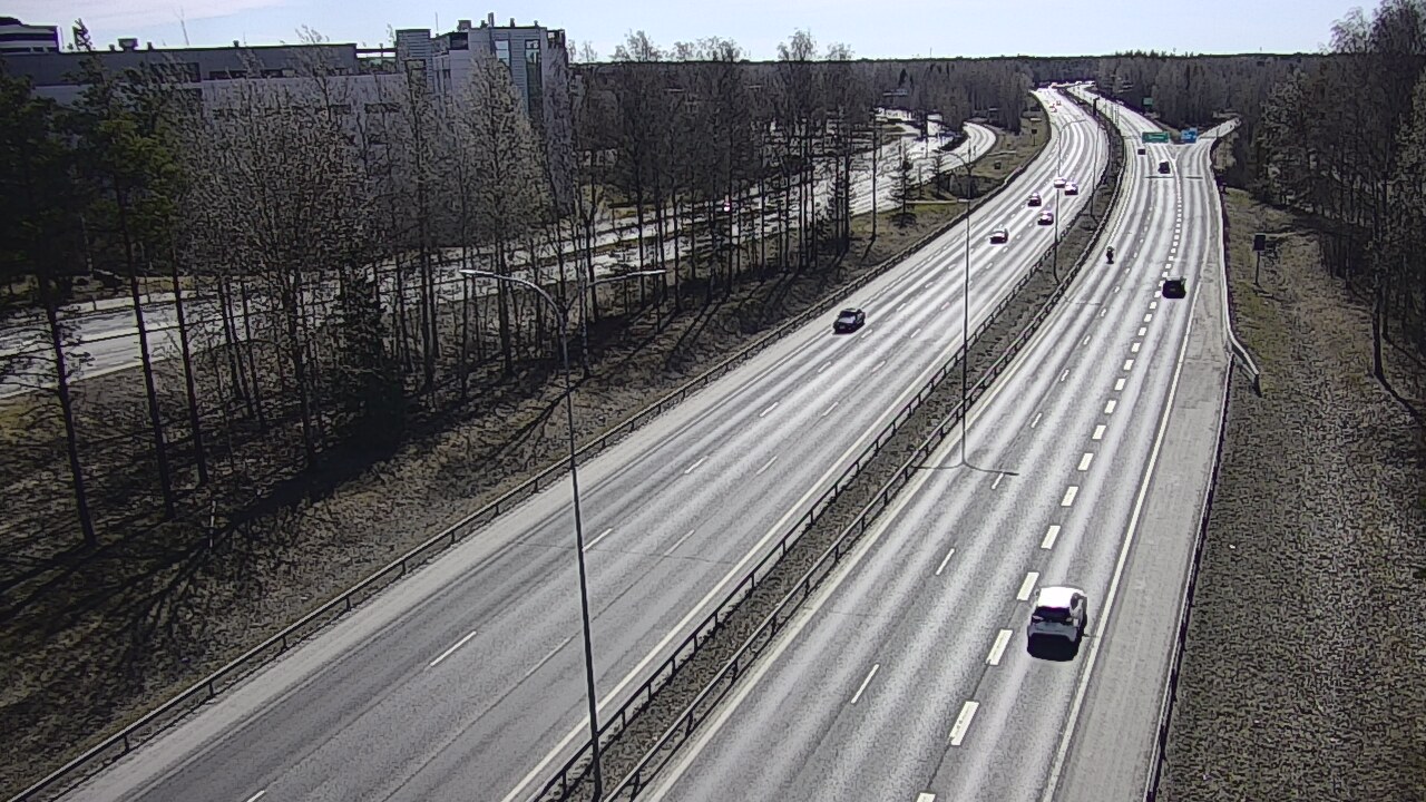 Weather Camera Image Väg 4 Uleåborg, Kontinkangas, Oulu, Pohjois-Pohjanmaa