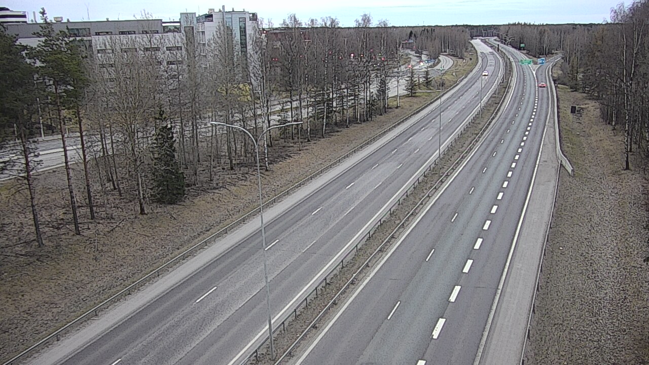 Weather Camera Image Väg 4 Uleåborg, Kontinkangas, Oulu, Pohjois-Pohjanmaa