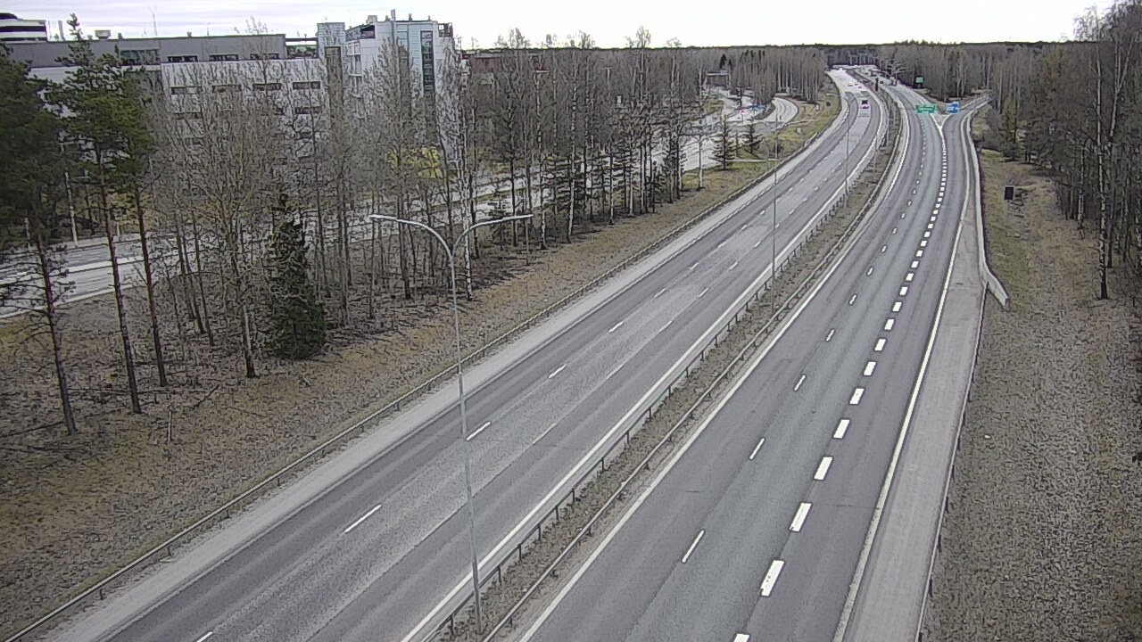 Weather Camera Image Road 4 Oulu, Kontinkangas, Oulu, Pohjois-Pohjanmaa