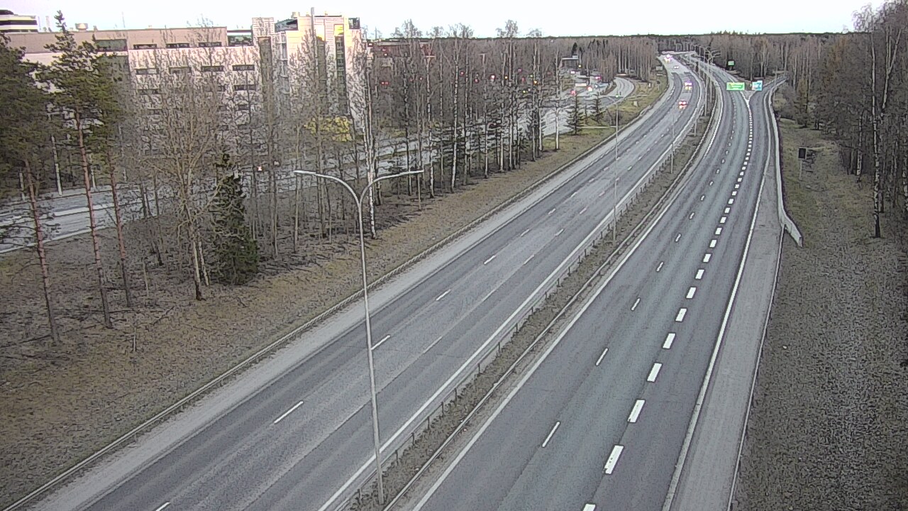 Weather Camera Image Väg 4 Uleåborg, Kontinkangas, Oulu, Pohjois-Pohjanmaa