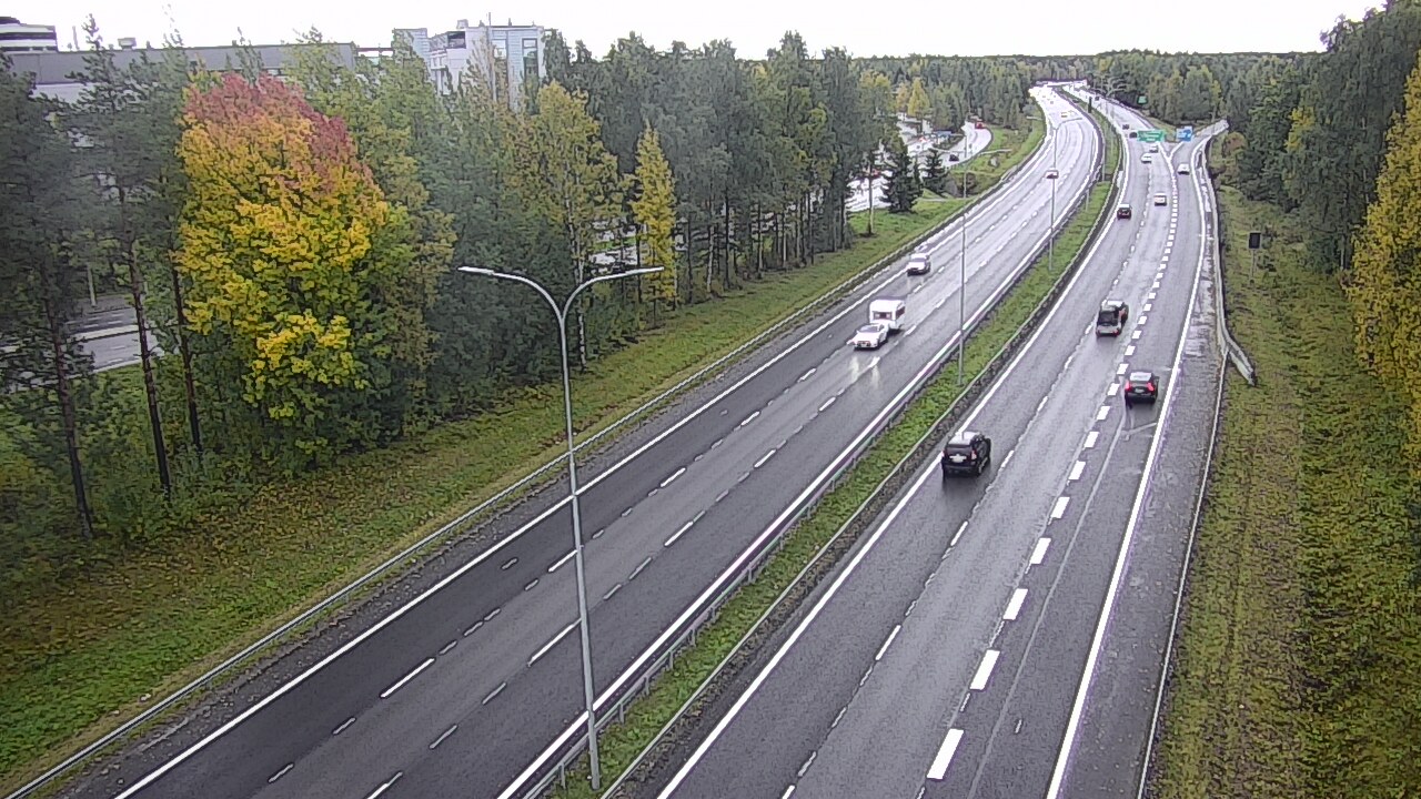 Weather Camera Image Road 4 Oulu, Kontinkangas, Oulu, Pohjois-Pohjanmaa