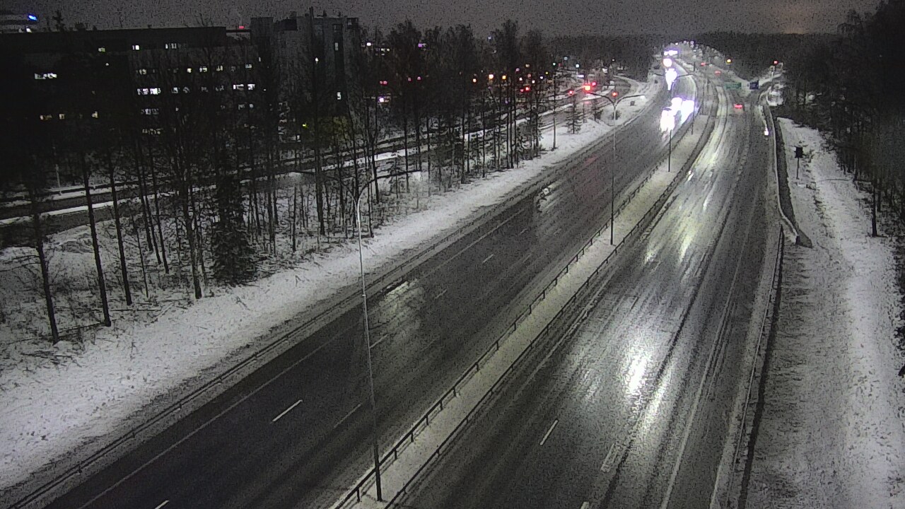Weather Camera Image Road 4 Oulu, Kontinkangas, Oulu, Pohjois-Pohjanmaa