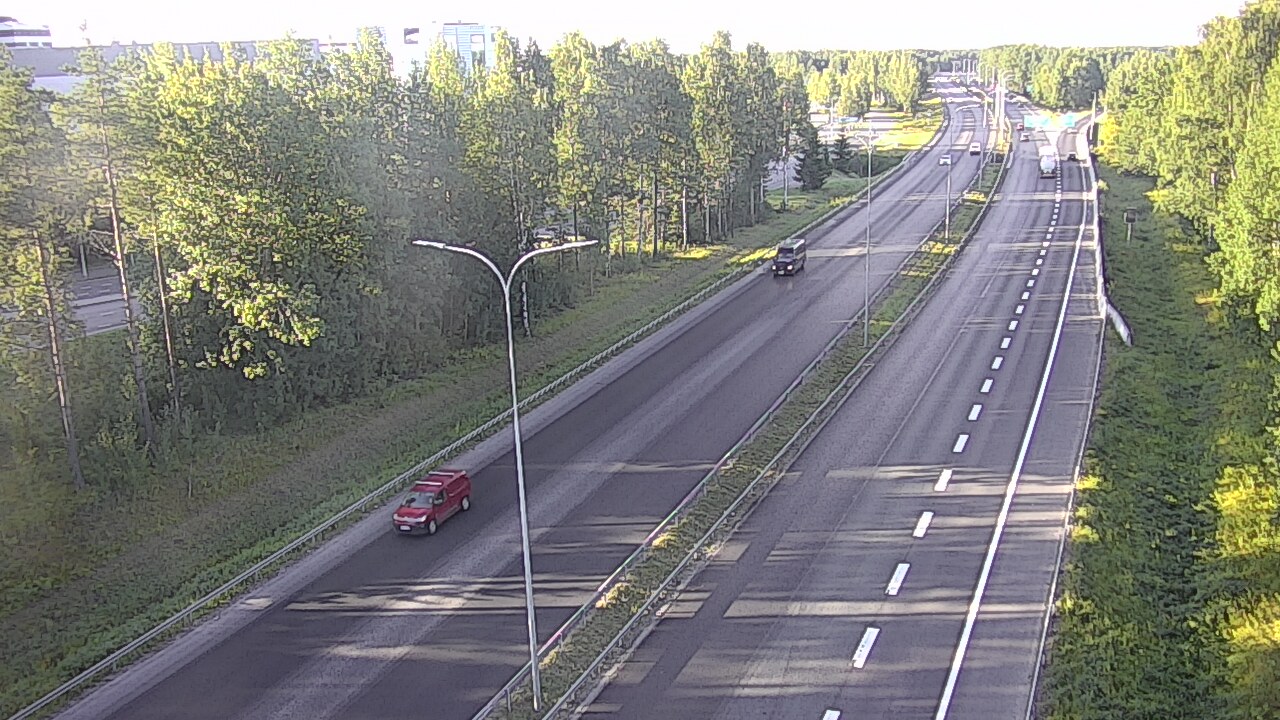 Weather Camera Image Road 4 Oulu, Kontinkangas, Oulu, Pohjois-Pohjanmaa