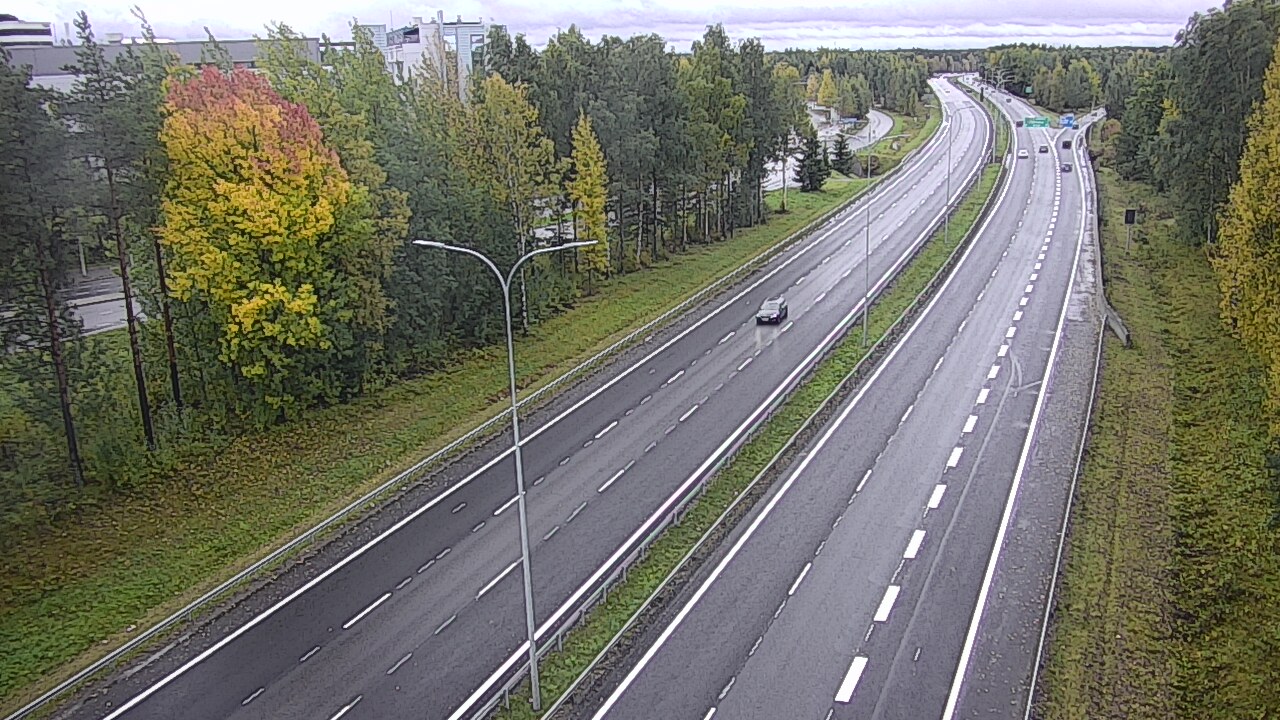 Weather Camera Image Road 4 Oulu, Kontinkangas, Oulu, Pohjois-Pohjanmaa