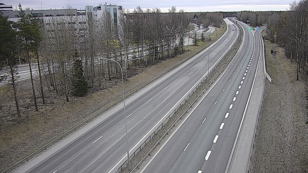 Weather Camera Image Road 4 Oulu, Kontinkangas, Oulu, Pohjois-Pohjanmaa