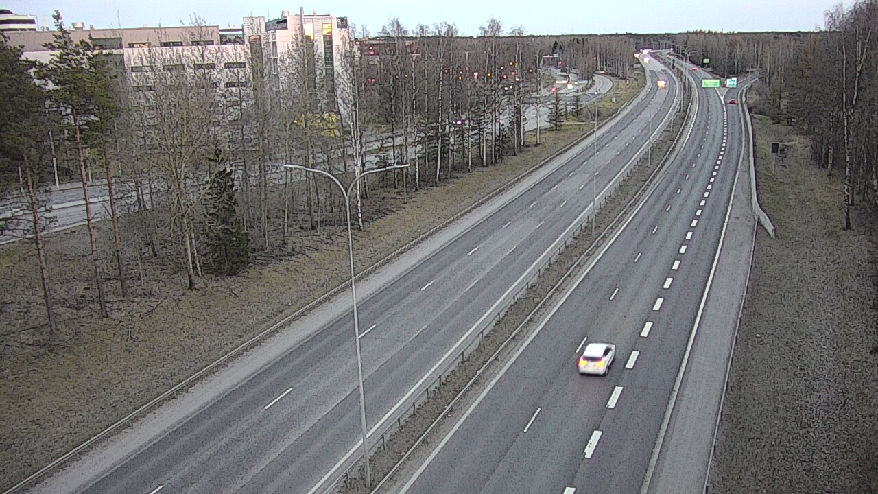 Weather Camera Image Väg 4 Uleåborg, Kontinkangas, Oulu, Pohjois-Pohjanmaa