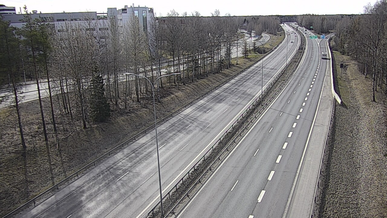 Weather Camera Image Väg 4 Uleåborg, Kontinkangas, Oulu, Pohjois-Pohjanmaa