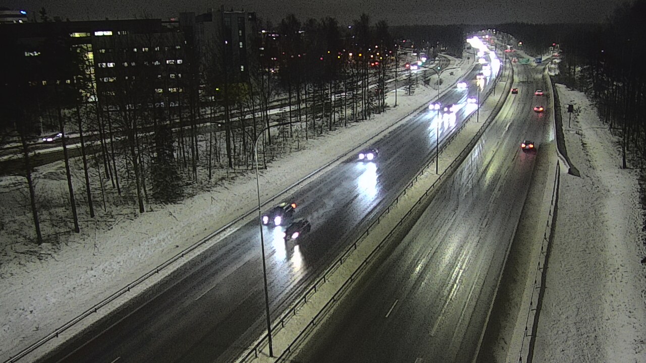 Weather Camera Image Road 4 Oulu, Kontinkangas, Oulu, Pohjois-Pohjanmaa