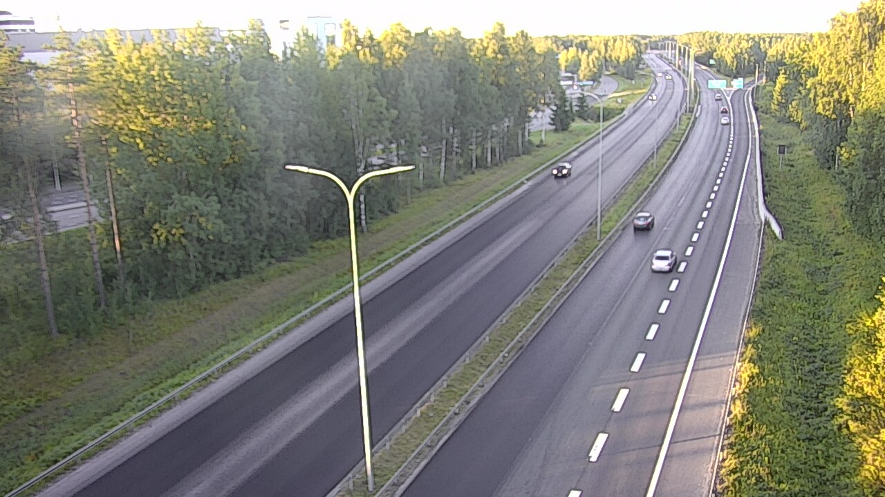 Weather Camera Image Road 4 Oulu, Kontinkangas, Oulu, Pohjois-Pohjanmaa