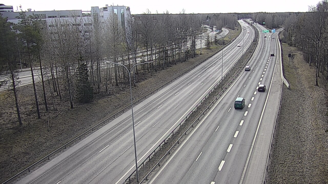 Weather Camera Image Väg 4 Uleåborg, Kontinkangas, Oulu, Pohjois-Pohjanmaa