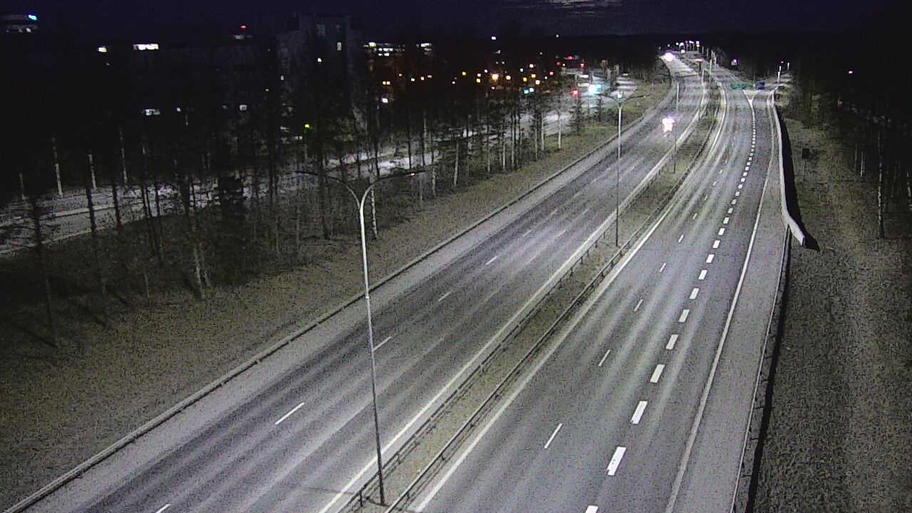 Weather Camera Image Väg 4 Uleåborg, Kontinkangas, Oulu, Pohjois-Pohjanmaa