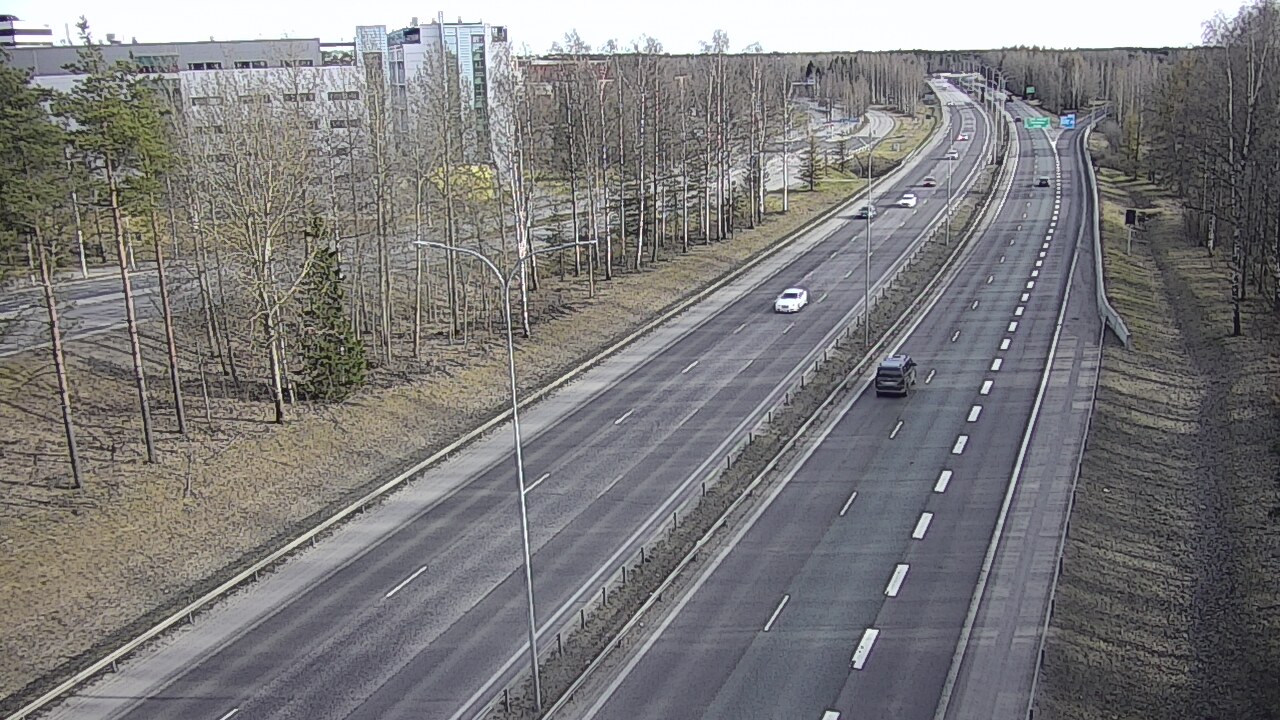 Weather Camera Image Väg 4 Uleåborg, Kontinkangas, Oulu, Pohjois-Pohjanmaa