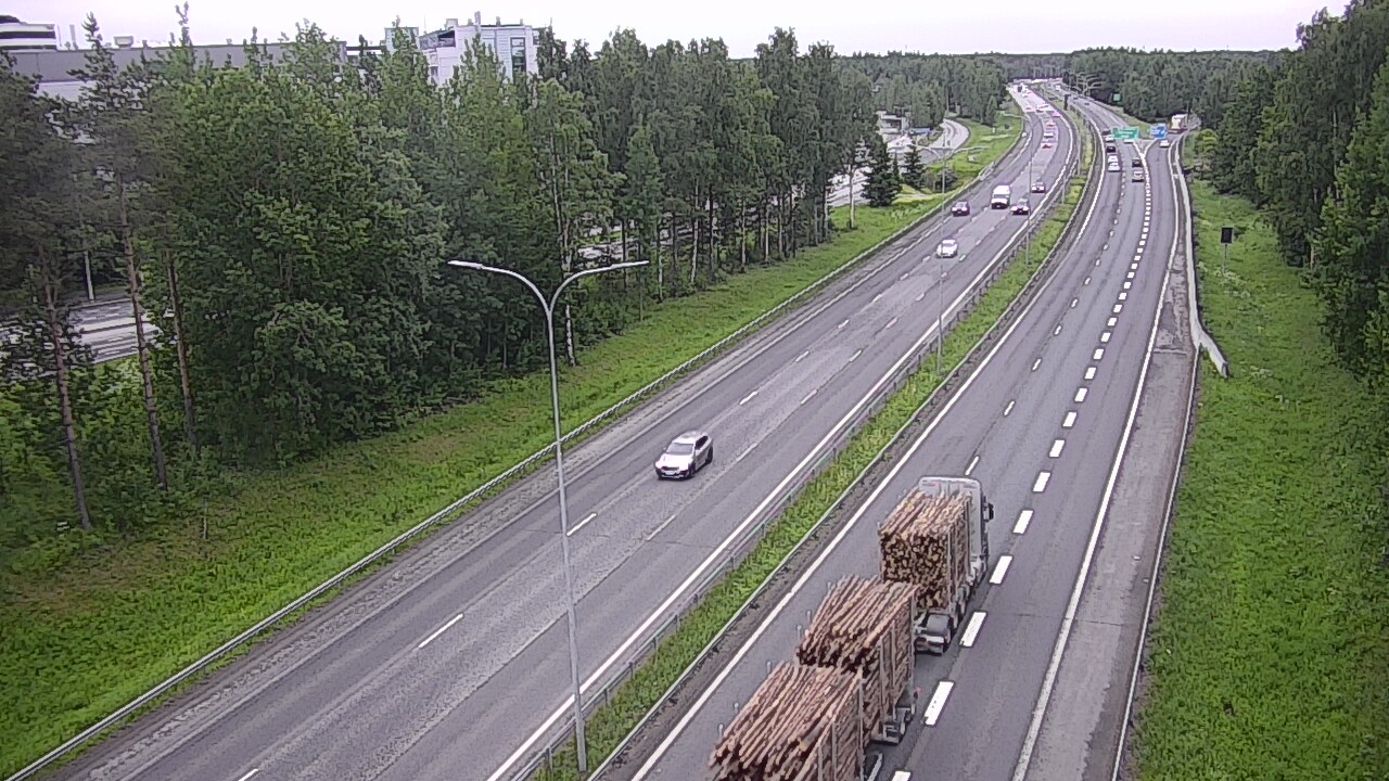 Kelikamerat Kuva Tie 4 Oulu, Kontinkangas, Oulu, Pohjois-Pohjanmaa