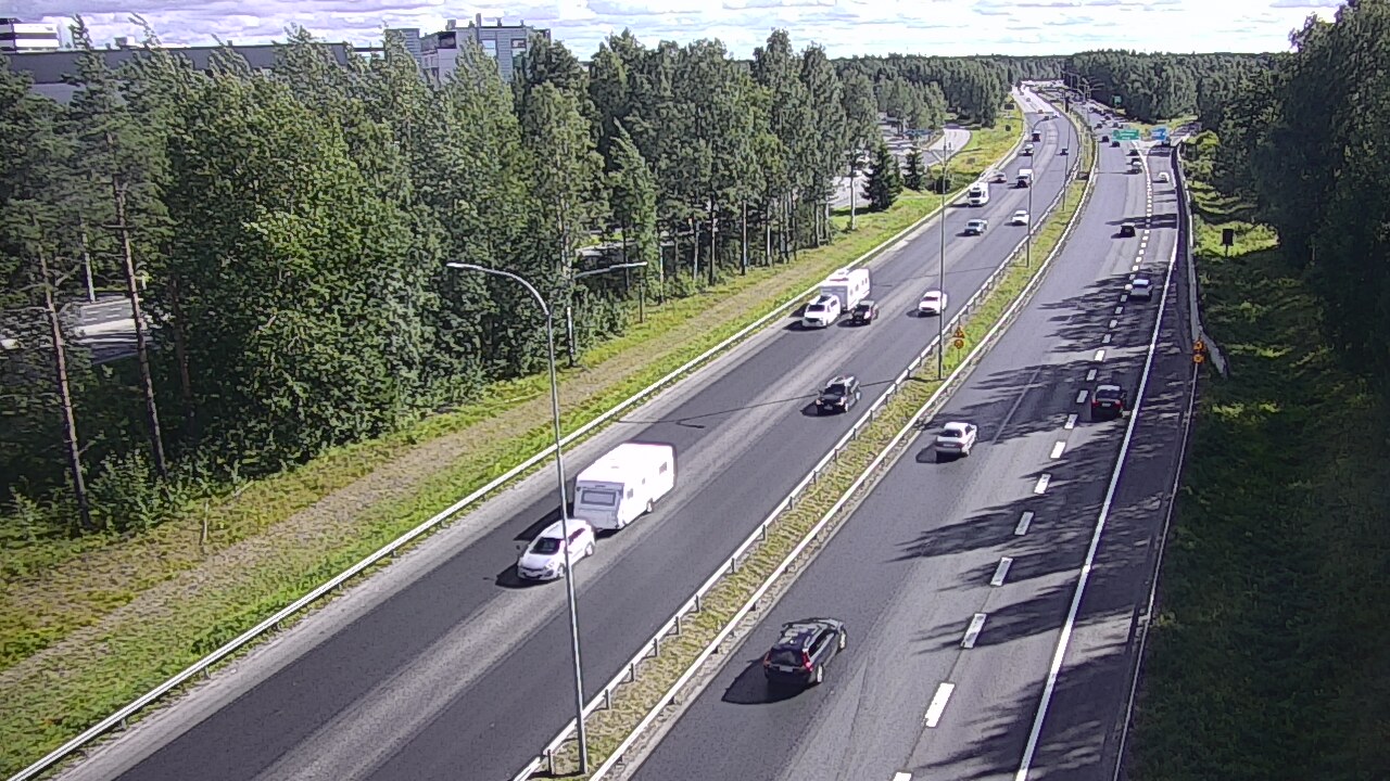 Kelikamerat Kuva Tie 4 Oulu, Kontinkangas, Oulu, Pohjois-Pohjanmaa