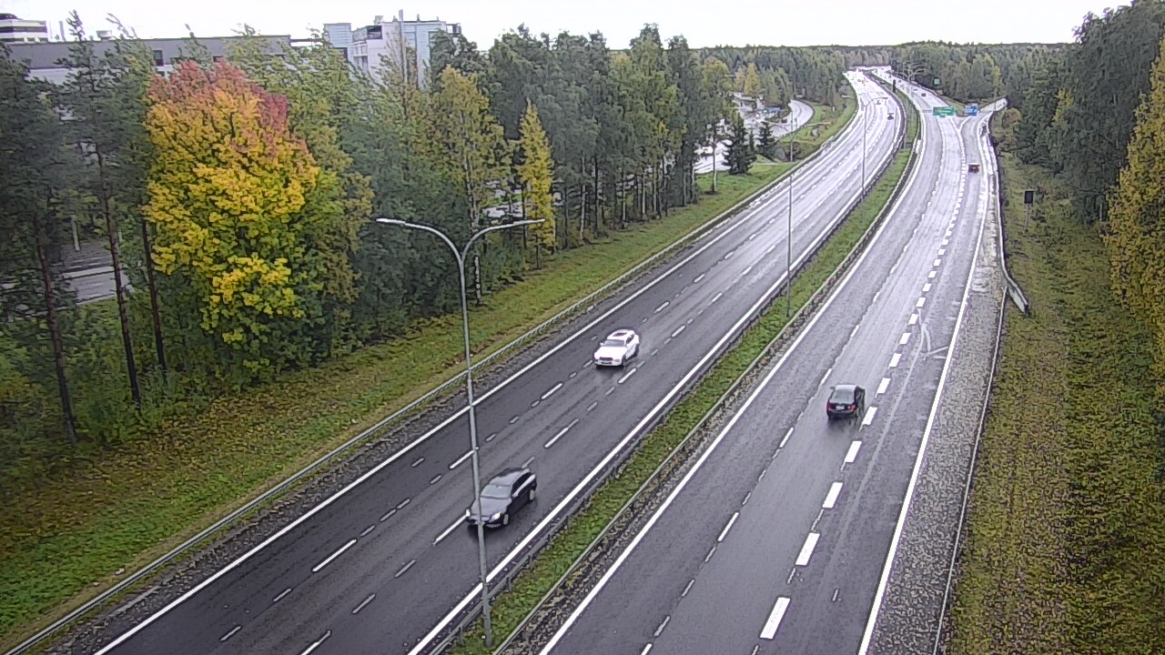 Weather Camera Image Road 4 Oulu, Kontinkangas, Oulu, Pohjois-Pohjanmaa