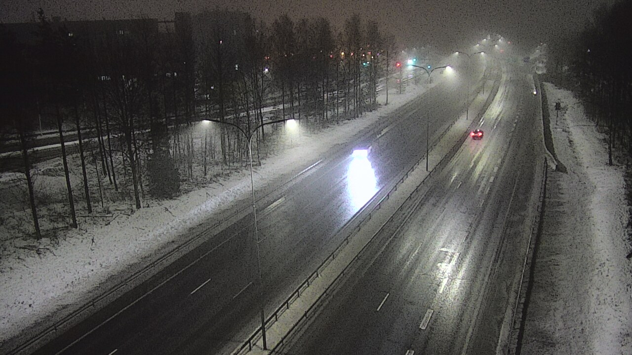 Weather Camera Image Road 4 Oulu, Kontinkangas, Oulu, Pohjois-Pohjanmaa
