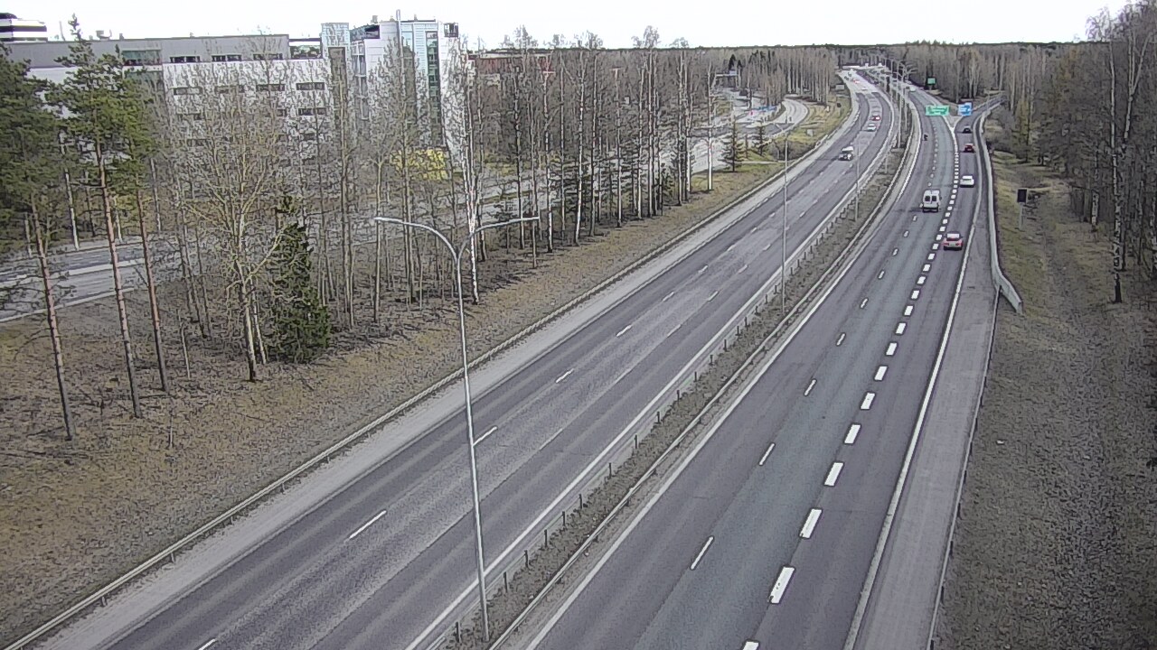 Weather Camera Image Väg 4 Uleåborg, Kontinkangas, Oulu, Pohjois-Pohjanmaa