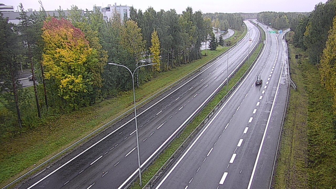 Weather Camera Image Road 4 Oulu, Kontinkangas, Oulu, Pohjois-Pohjanmaa